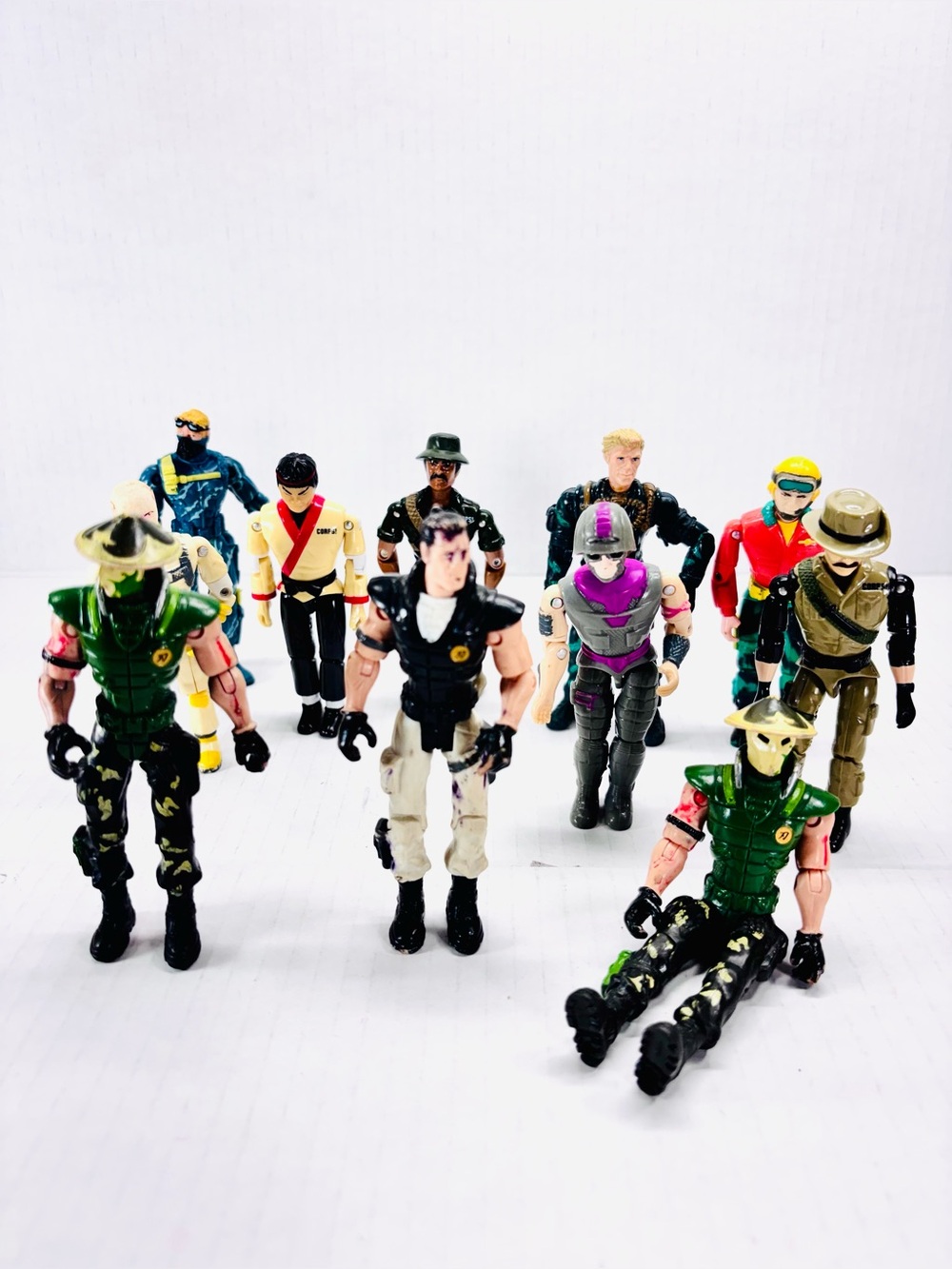 Lanard The Corps 1986 - 2010 Lot Of 11 Vintage Action Figures